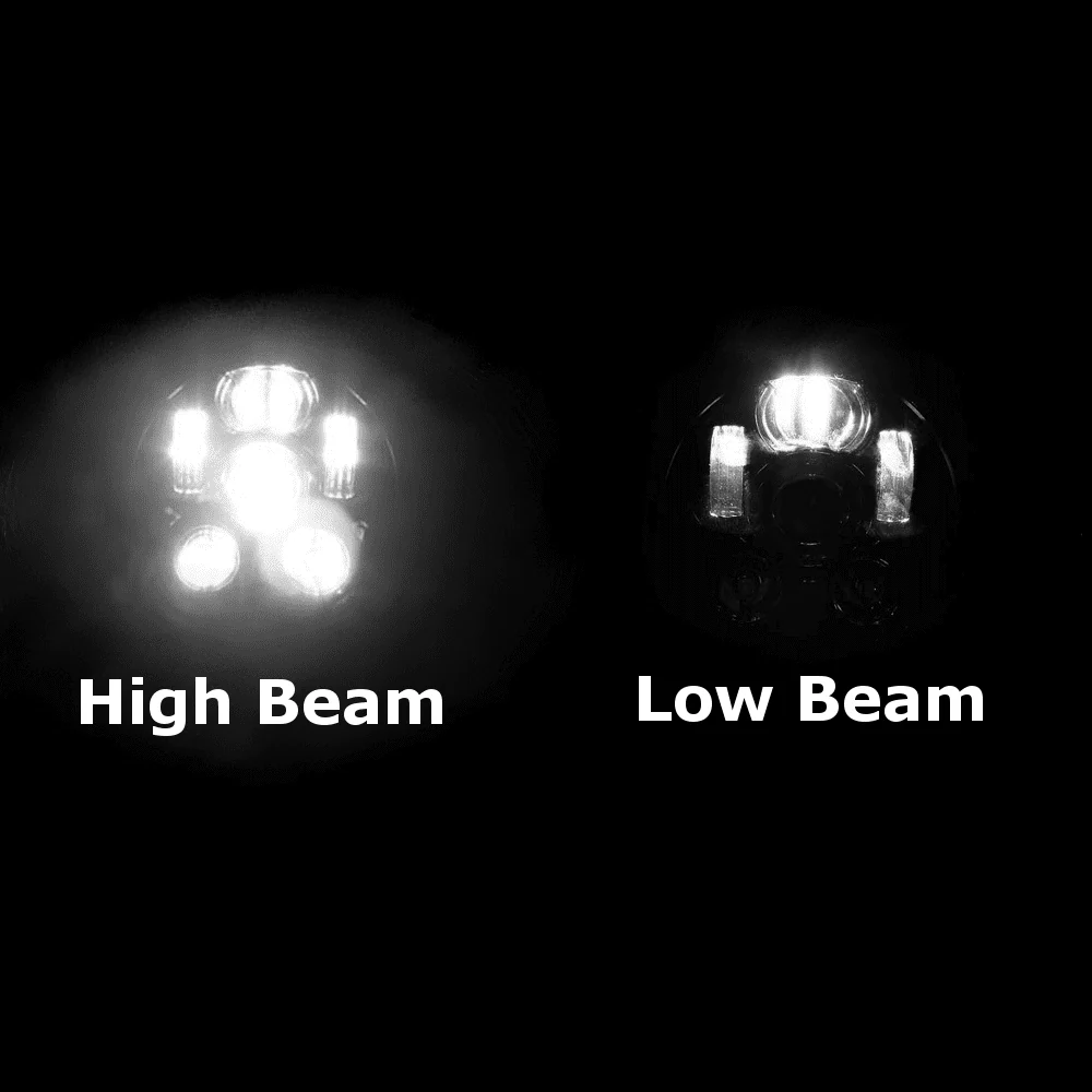 Eagle Lights 1997-2003 Honda Valkyrie Round Projection LED 7" Headlight and 4.5" Passing Lights - Image 12