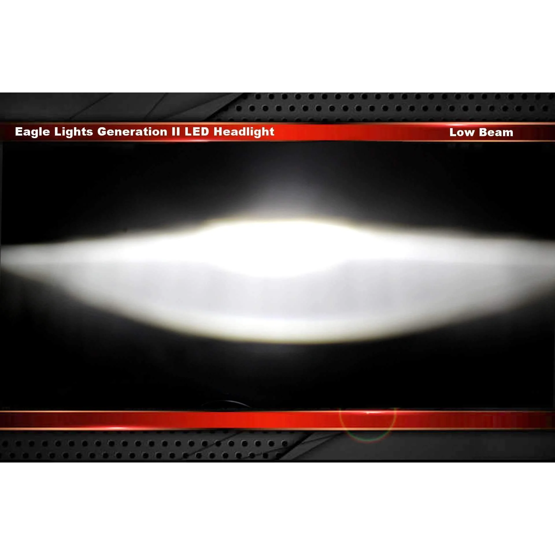 Eagle Lights 7" LED Headlight for Harley-Davidson® and Indian® Motorcycles - Black / Generation II - Image 8