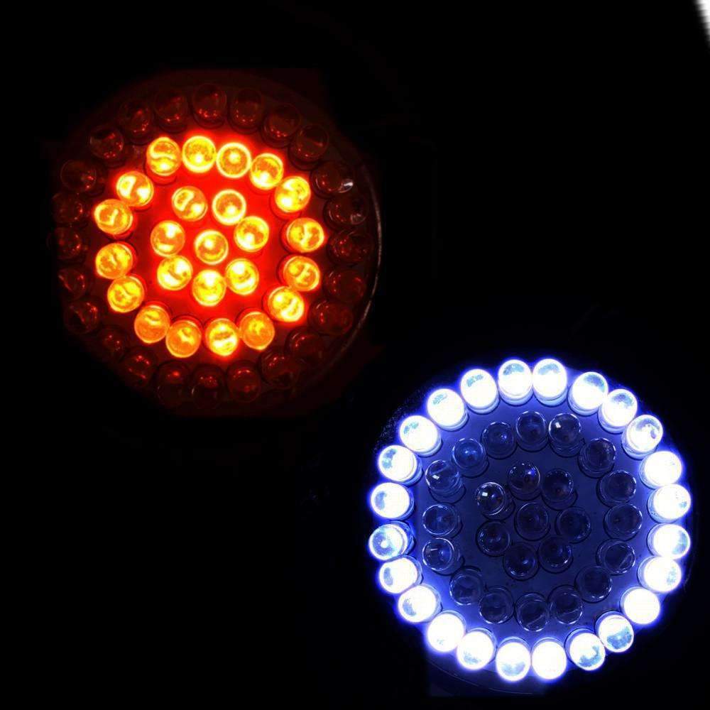 Eagle Lights 2” LED Turn Signal and Running Light Kit for Harley-Davidson® Motorcycles - Generation I / 1157 Front / 1156 Amber Rear - Image 4