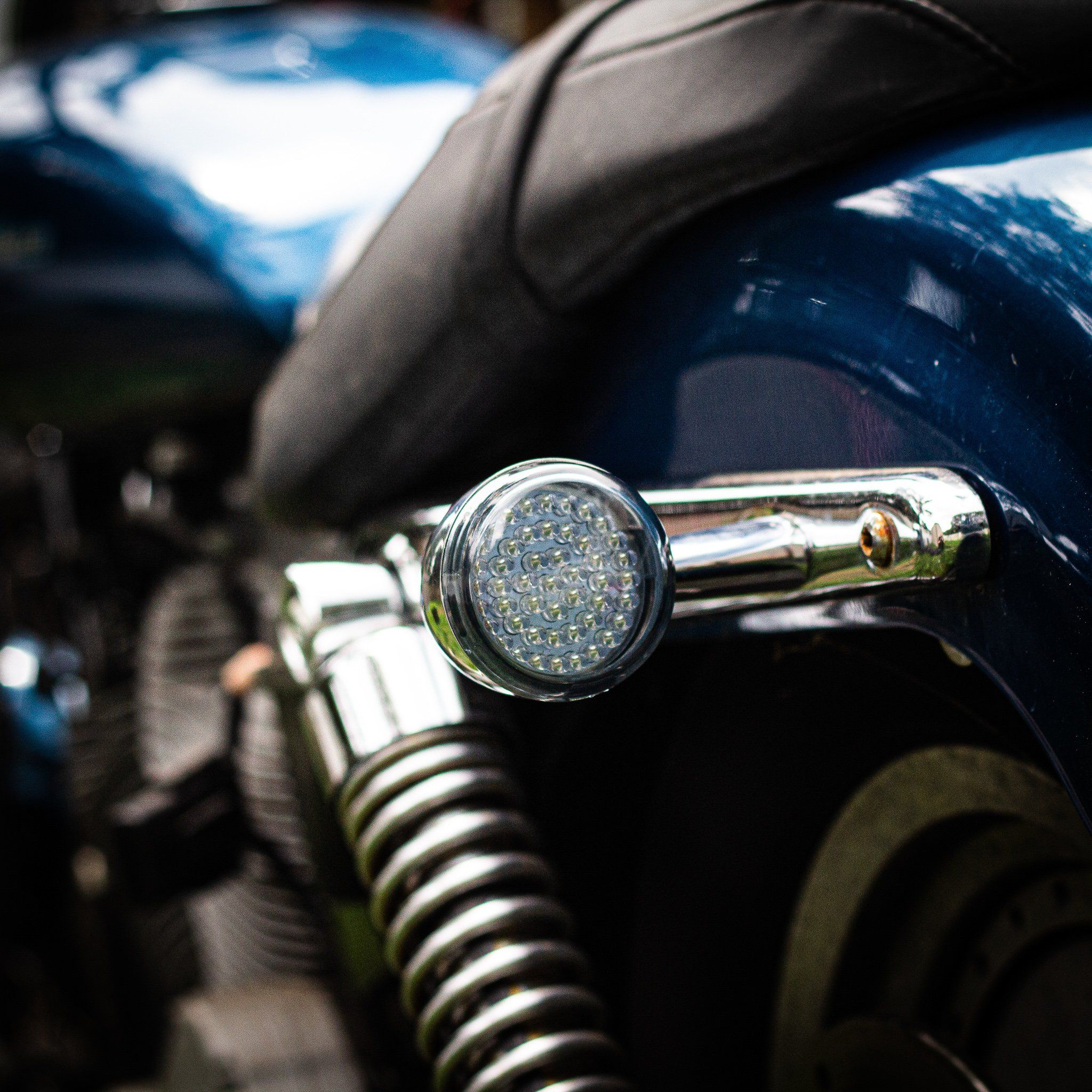 Eagle Lights 2" Rear LED Turn Signals for Harley-Davidson Motorcycles- Generation I / 1156 Base / Amber - Image 9