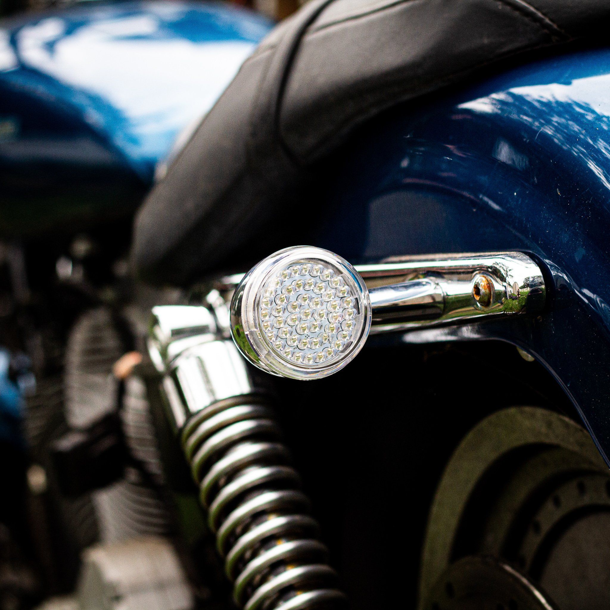 Eagle Lights 2" Rear LED Turn Signals for Harley-Davidson Motorcycles- Generation I / 1156 Base / Red - Image 13