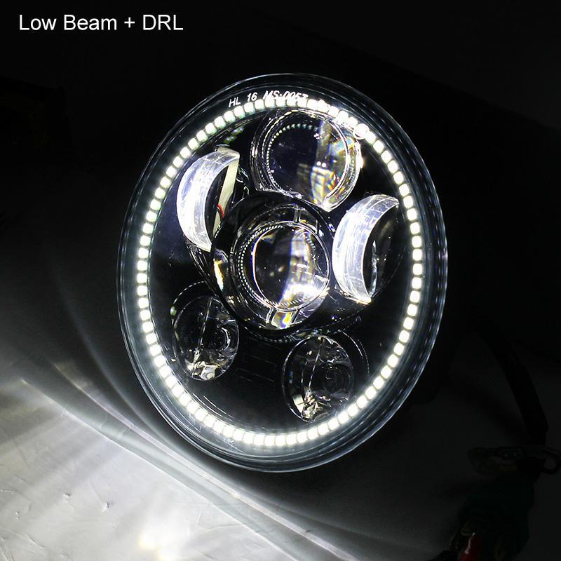 Eagle Lights 5 3/4" Adjustable LED Headlight for VT1300 and VTX Models - Image 14