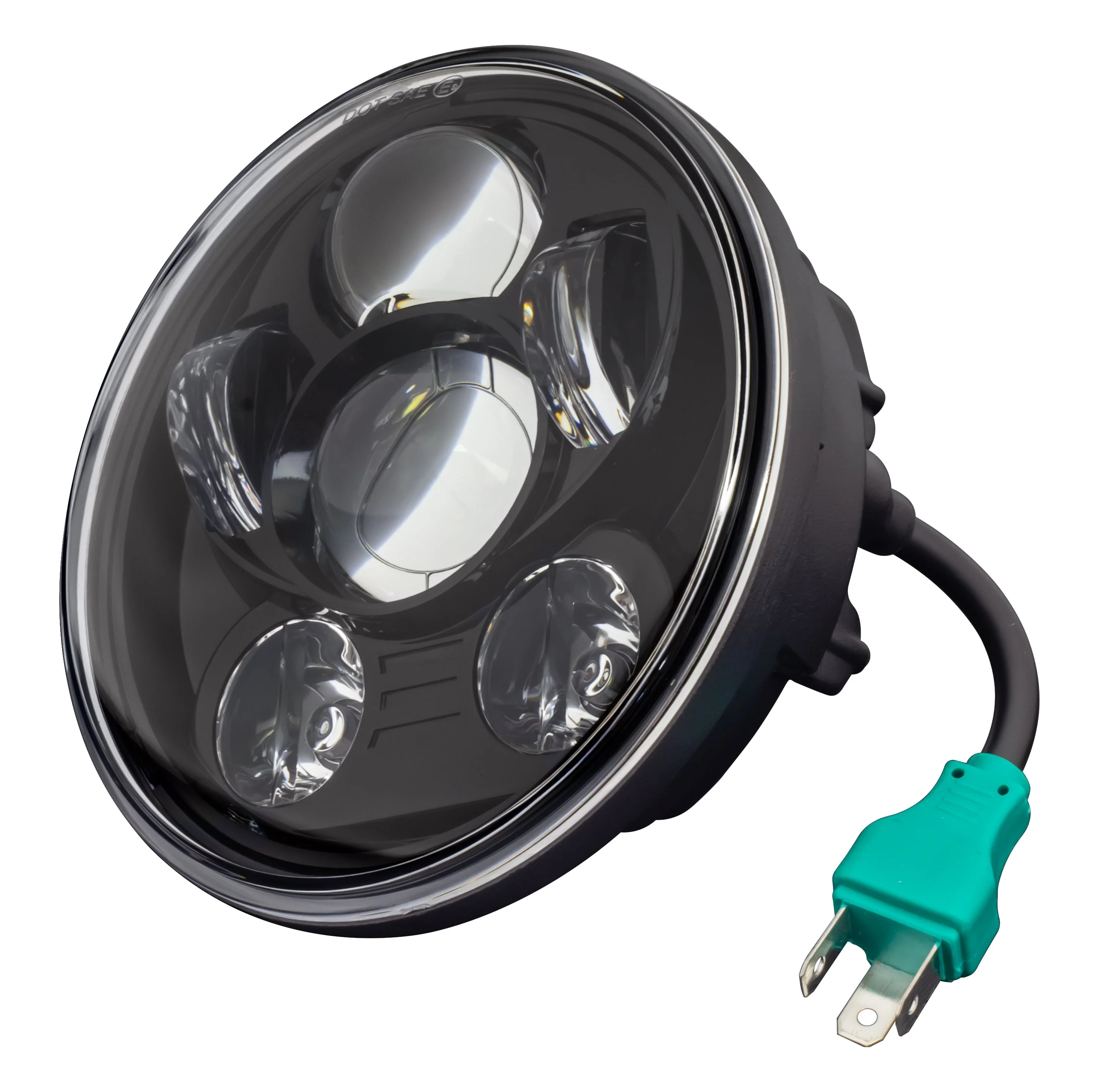 Eagle Lights 5 3/4" Adjustable LED Headlight for VT1300 and VTX Models - Image 5