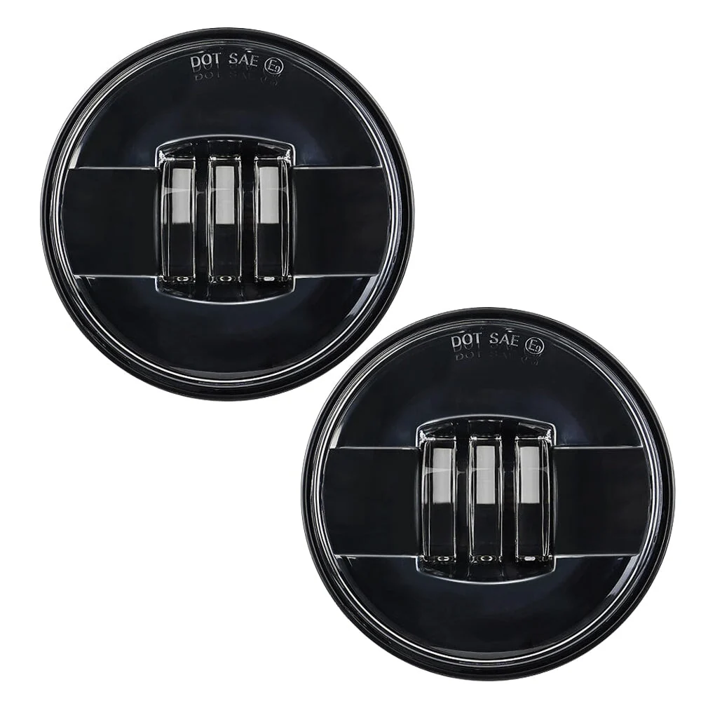 Eagle Lights 7" LED Headlight and 4.5" LED Passing Light Kit for Harley-Davidson and Indian - Generation II / Black - Image 10
