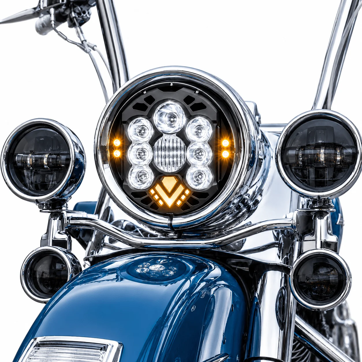 Eagle Lights Apex Pro™ 7" LED Headlight for Harley-Davidson® Motorcycles - Image 6