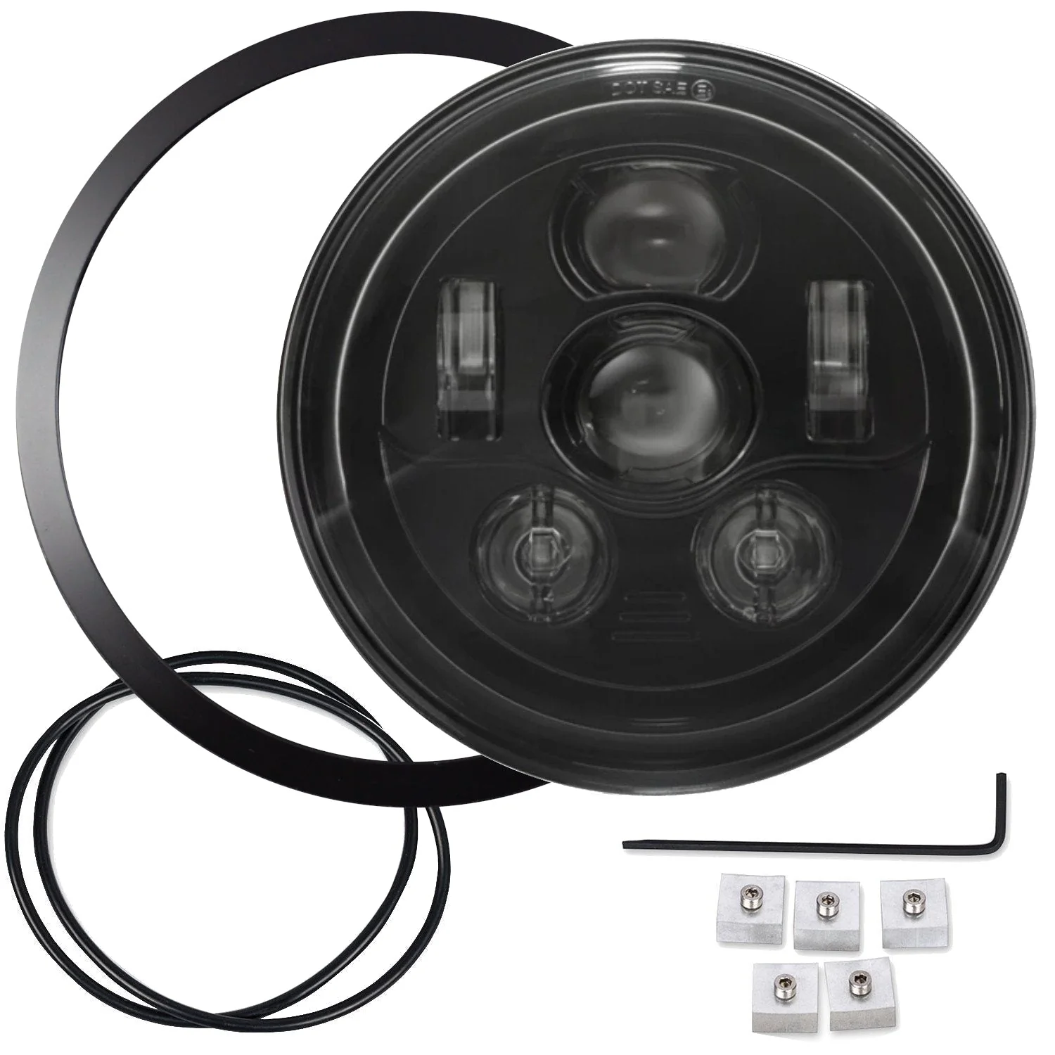 Eagle Lights 7" LED Headlight Kit for Buell Motorcycles X1 Models - Image 13