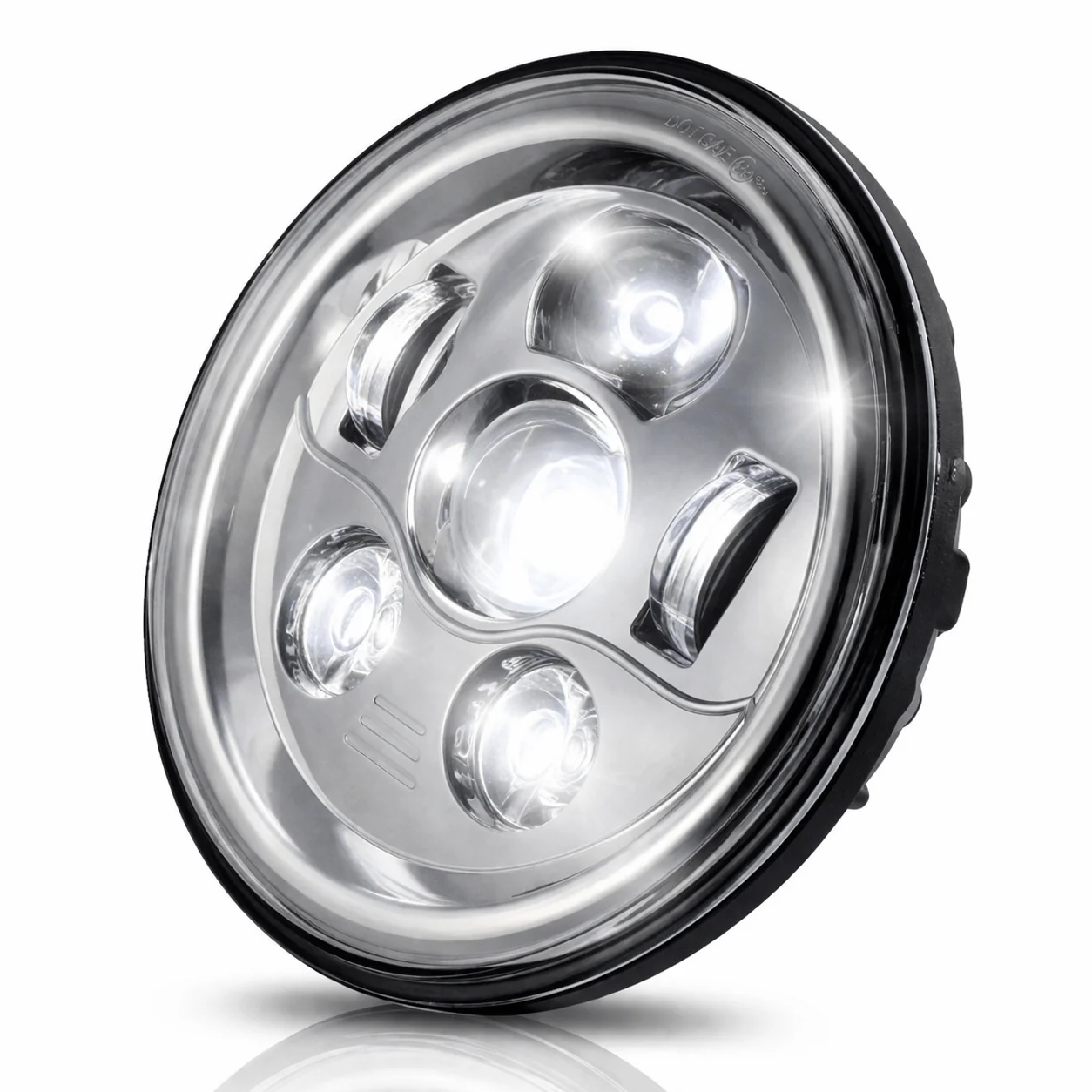 Eagle Lights 7" LED Motorcycle Headlight Kit Generation III / Chrome - Image 7