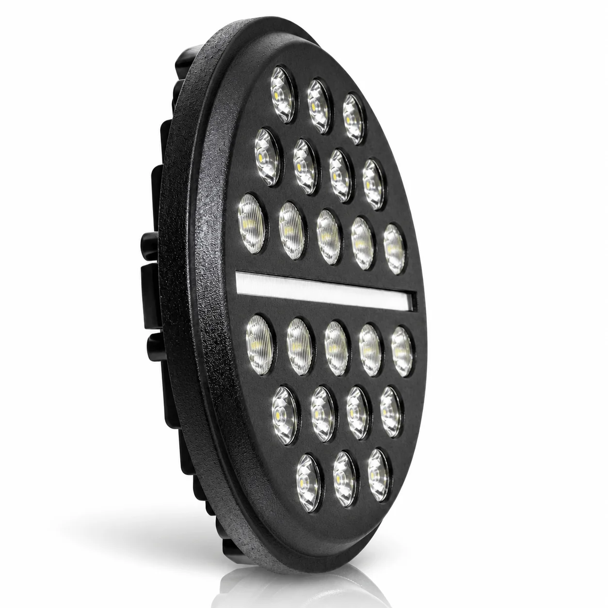 Eagle Lights 7" SLIM LINE Multi LED Projection Headlight - Black - Fits All 7" Harley-Davidson® and Indian® Headlight Buckets - Image 11