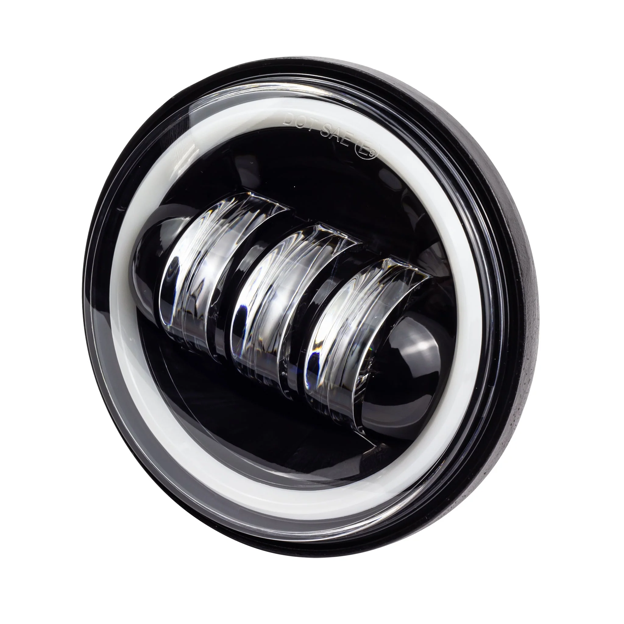 Eagle Lights 4.5" LED Passing Lamps with Halo DRL Rings – High Output Auxiliary Lights for Harley-Davidson® & Indian® Motorcycles - Image 8