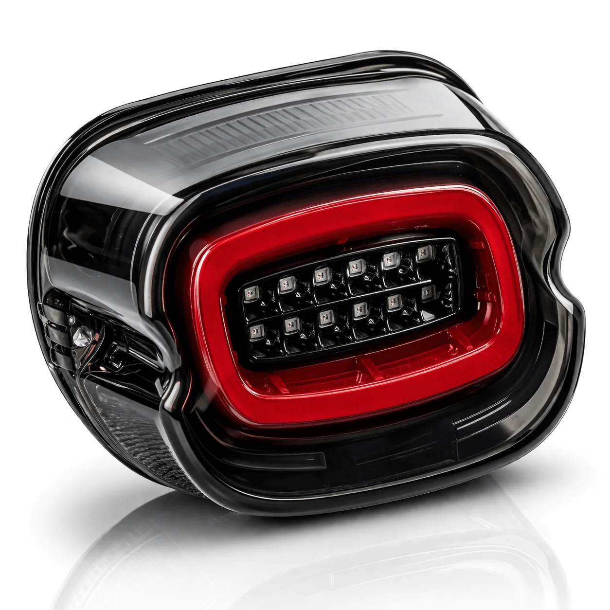 Eagle Lights HALOS Layback LED Tail Light with Turn Signals for Harley-Davidson® Motorcycles - Image 6