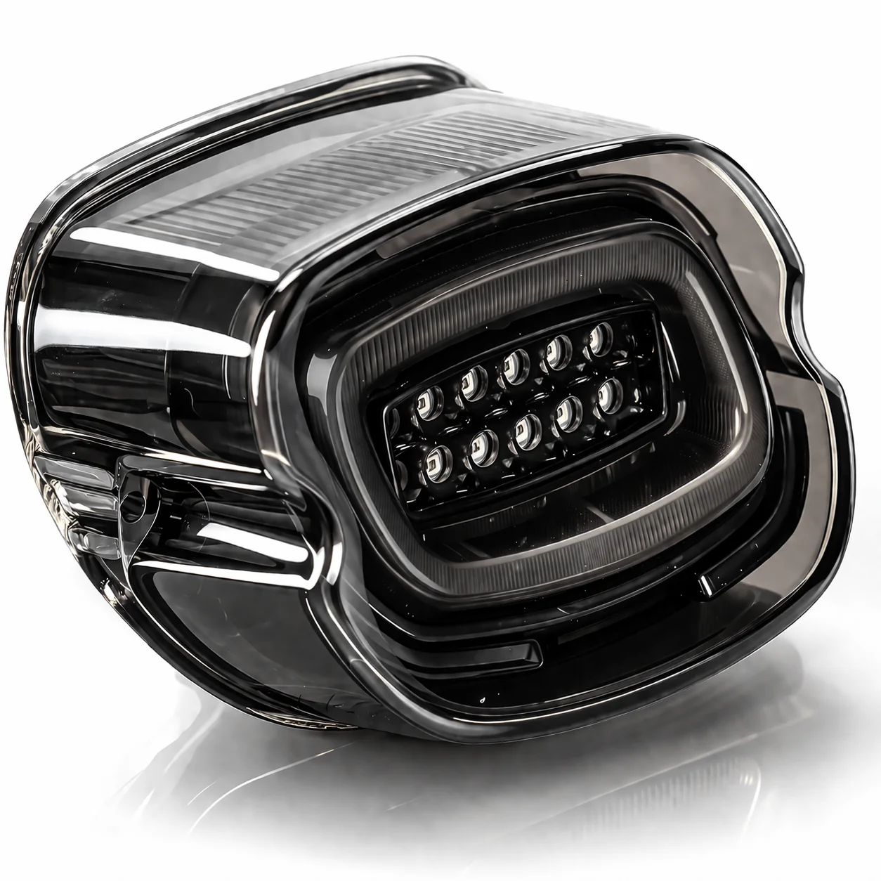Eagle Lights HALOS Layback LED Tail Light with Turn Signals for Harley-Davidson® Motorcycles - Image 8