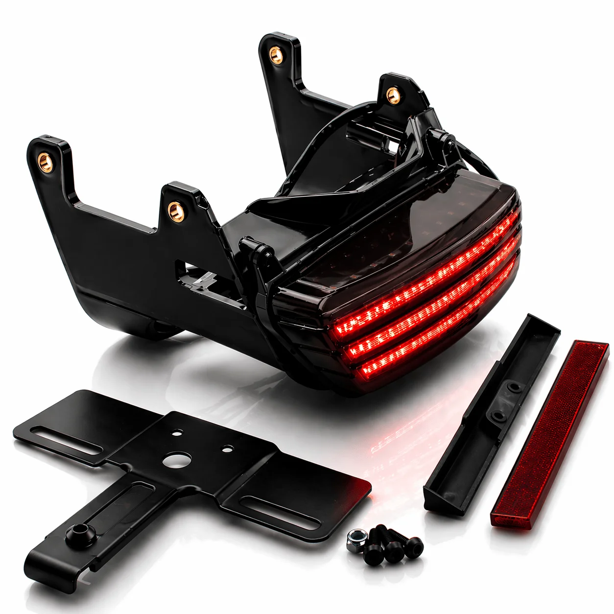Eagle Lights Bobtail Tri-Bar LED Tail Light For '08 - 2013 Harley-Davidson® Dyna Fat Bob - Image 3