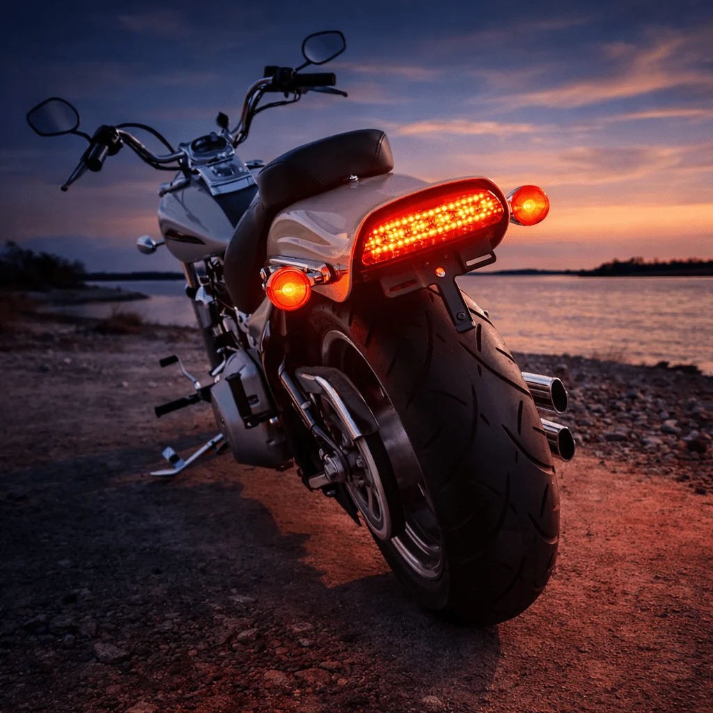 Eagle Lights Bobtail Tri-Bar LED Tail Light For Harley-Davidson® '06 - Current Softail FXST, FXSTB, FXSTC, FXSTS and FLSTSB - Image 4