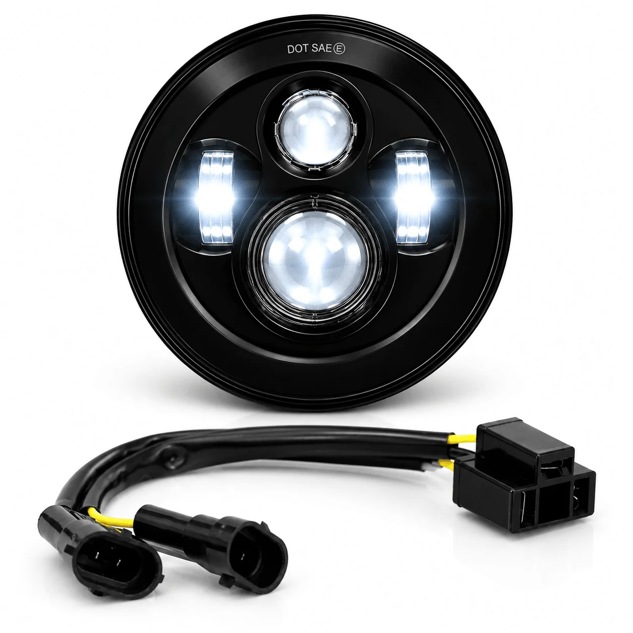 Eagle Lights 7" Round LED Headlight kit for Street Glide, Electra Glide and Harley-Davidson® Models with Radios - Image 16
