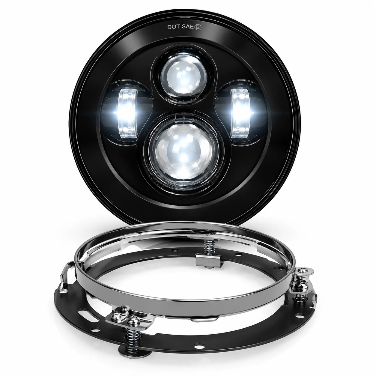 Eagle Lights 7" Round LED Headlight kit for Street Glide, Electra Glide and Harley-Davidson® Models with Radios - Image 17