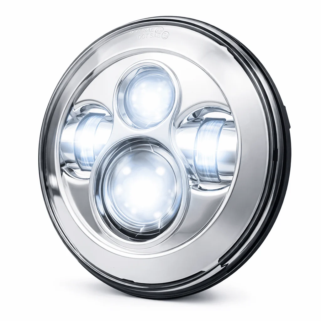 Eagle Lights 7" Round LED Headlight kit for Street Glide, Electra Glide and Harley-Davidson® Models with Radios - Image 3