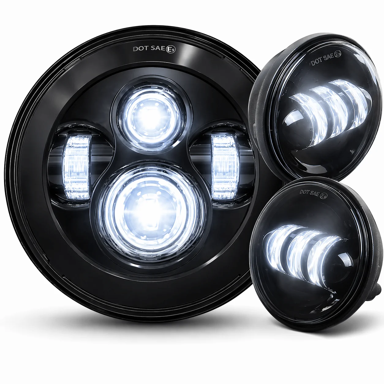Eagle Lights 7" Round LED Headlight kit for Street Glide, Electra Glide and Harley-Davidson® Models with Radios - Image 9