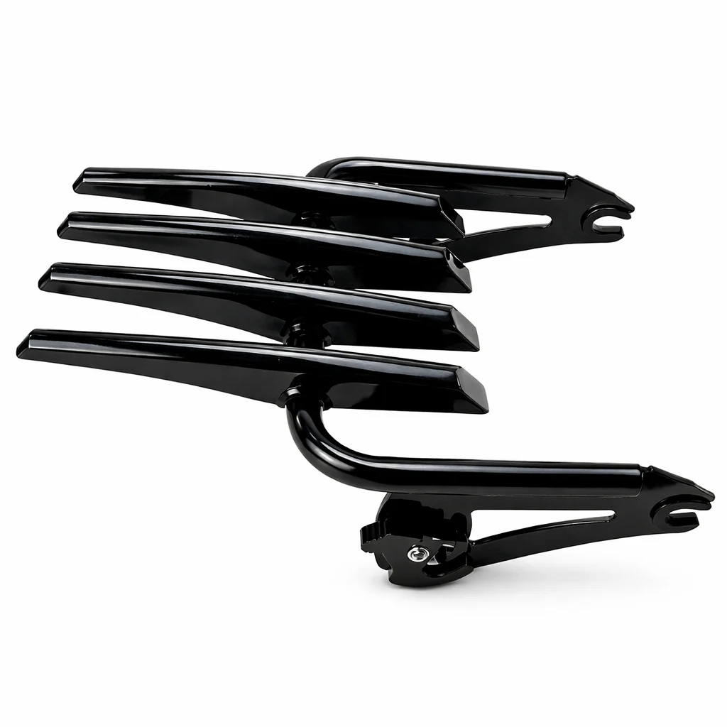 Eagle Lights Detachable Stealth Luggage Rack – Touring Cargo Rack for Harley Touring Models