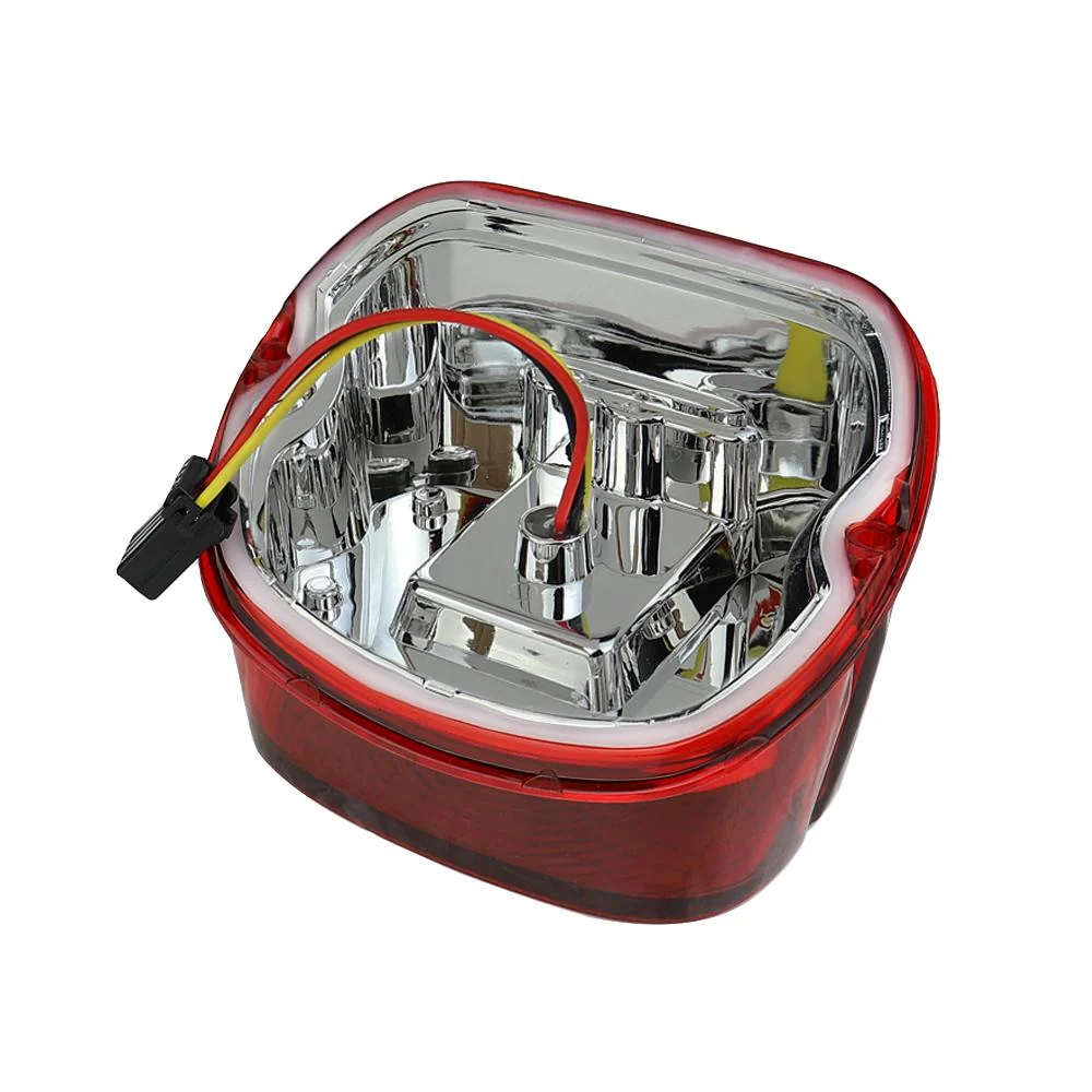 Eagle Lights Flashing Strobe Squareback LED Tail Brake Light Kit for Harley-Davidson® - No Window - Image 11