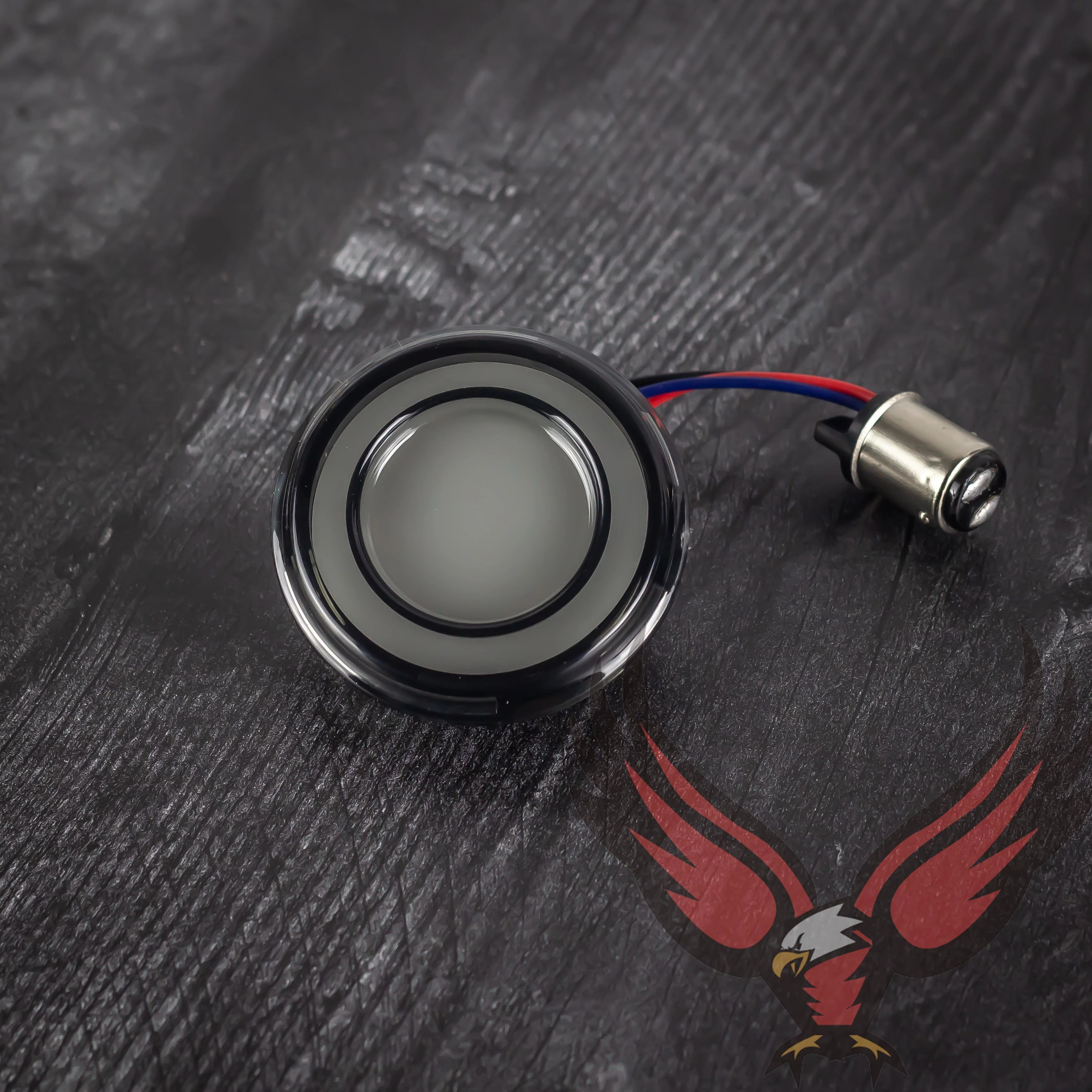 Eagle Lights HALOS 2" Rear LED Turn Signals for Harley Davidson Motorcycles - 1157 Base - Image 5