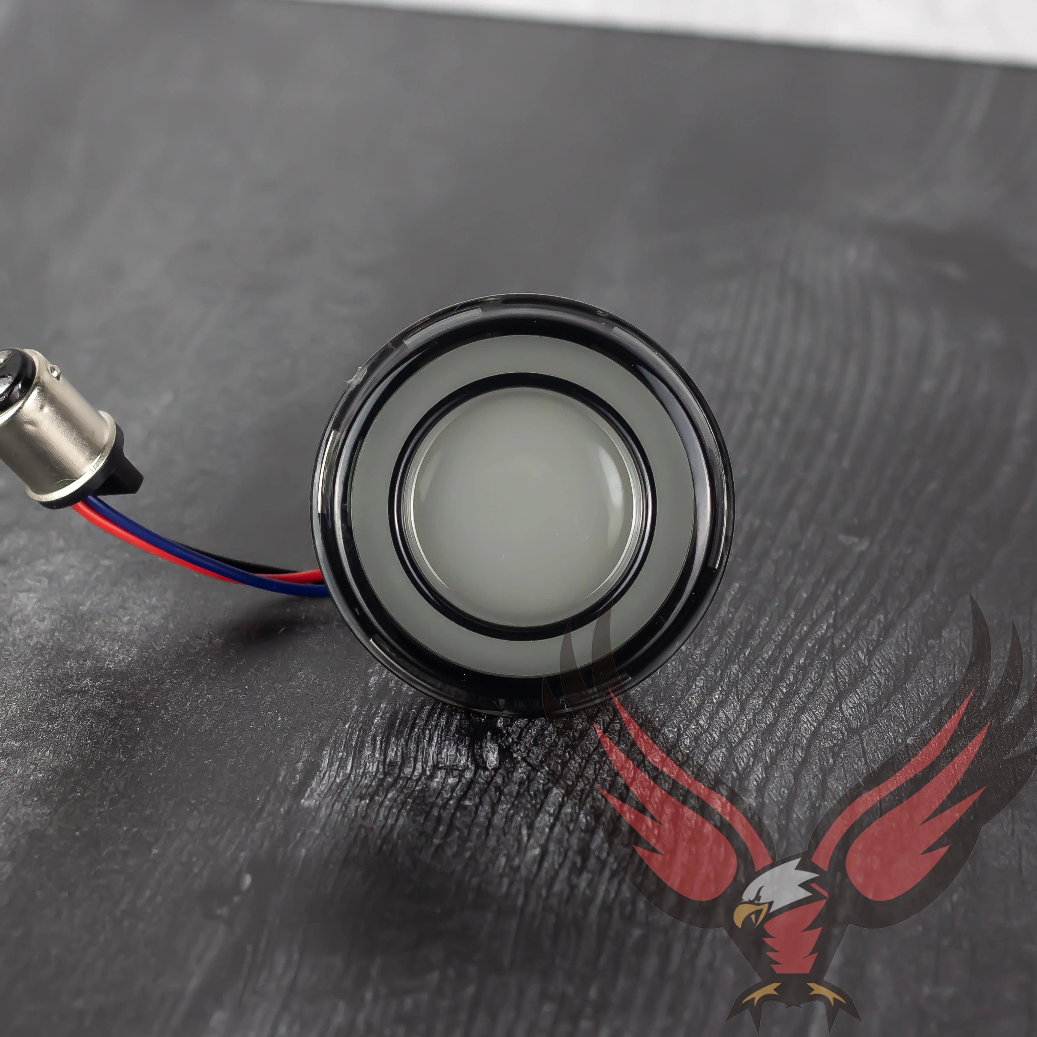 Eagle Lights HALOS 2" Rear LED Turn Signals for Harley Davidson Motorcycles - 1157 Base - Image 6