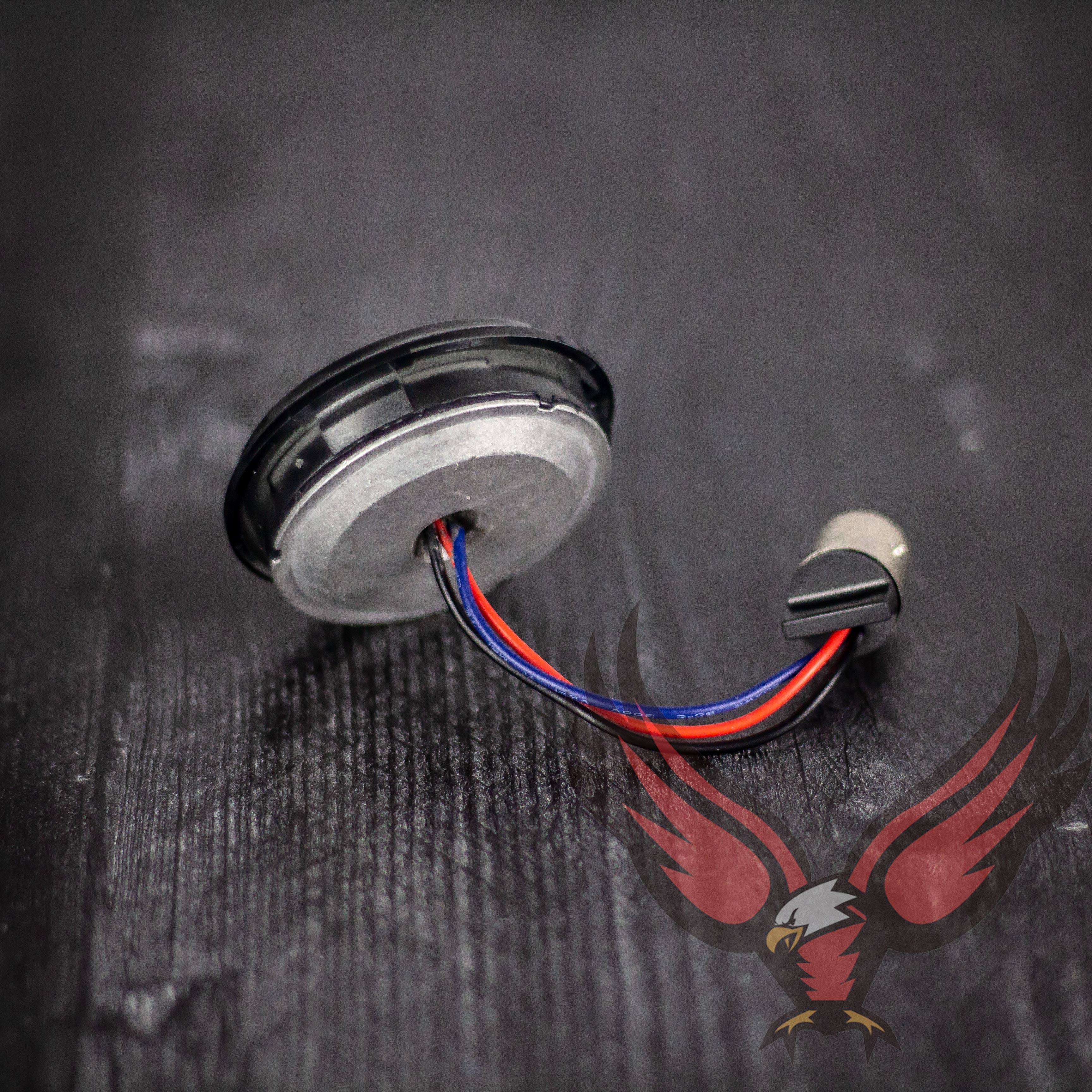 Eagle Lights HALOS 2" Rear LED Turn Signals for Harley Davidson Motorcycles - 1157 Base - Image 8