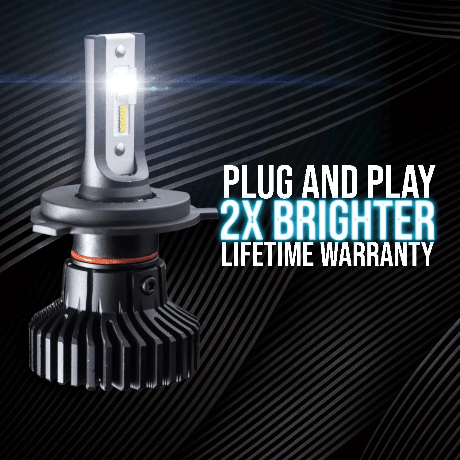 Eagle Lights Infinity Beam H7 LED Headlight Bulb - 2 Pack (High and Low Beam) - Image 5