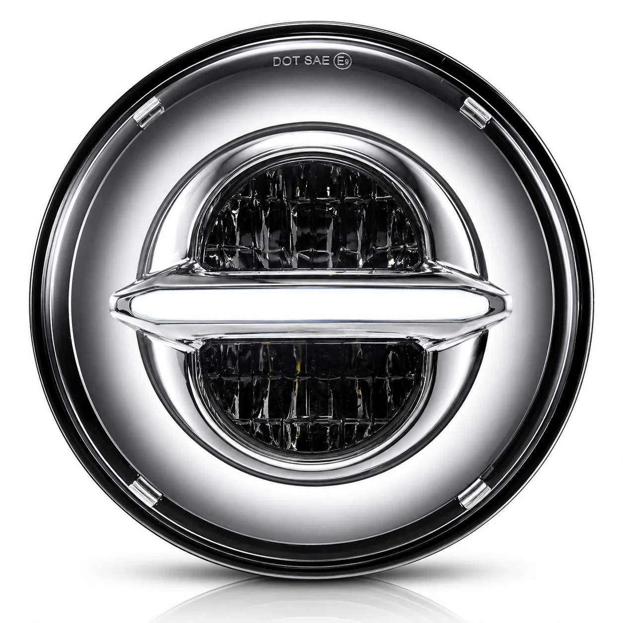 Eagle Lights Infinity Beam Series 5-3/4" Round LED Headlight for Harley-Davidson® and Indian® Motorcycles - Image 6