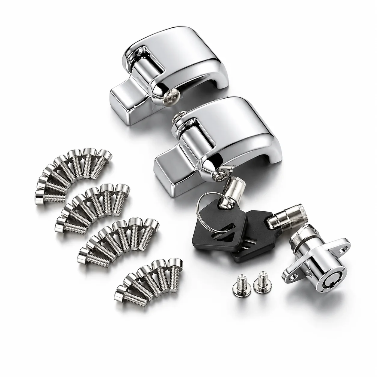 Eagle Lights Latch Hinges and Lock Kit for 2014 - 2023 Harley Davidson Tour Pak - Image 5
