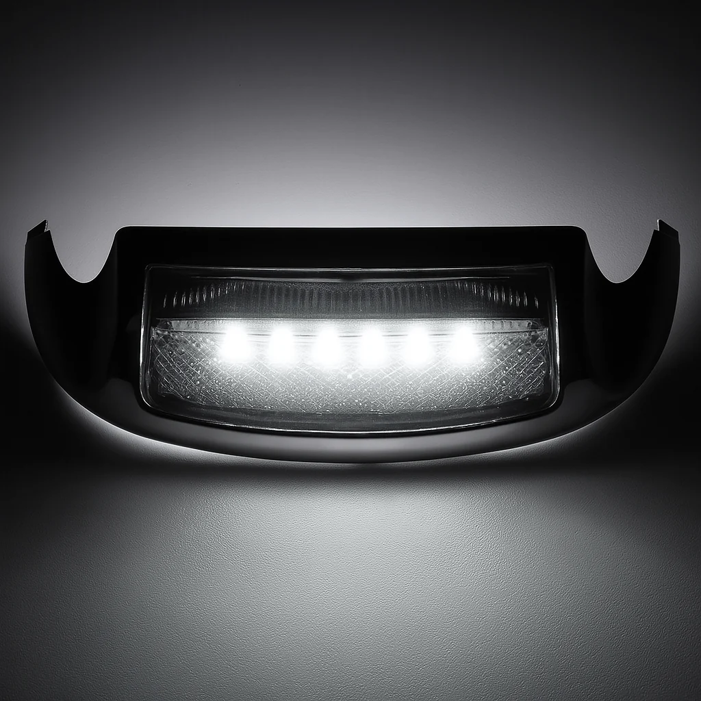 Eagle Lights LED Front Fender Tip Light and Chrome Housing with Smoked Lens for Harley-Davidson® Motorcycles - Image 2