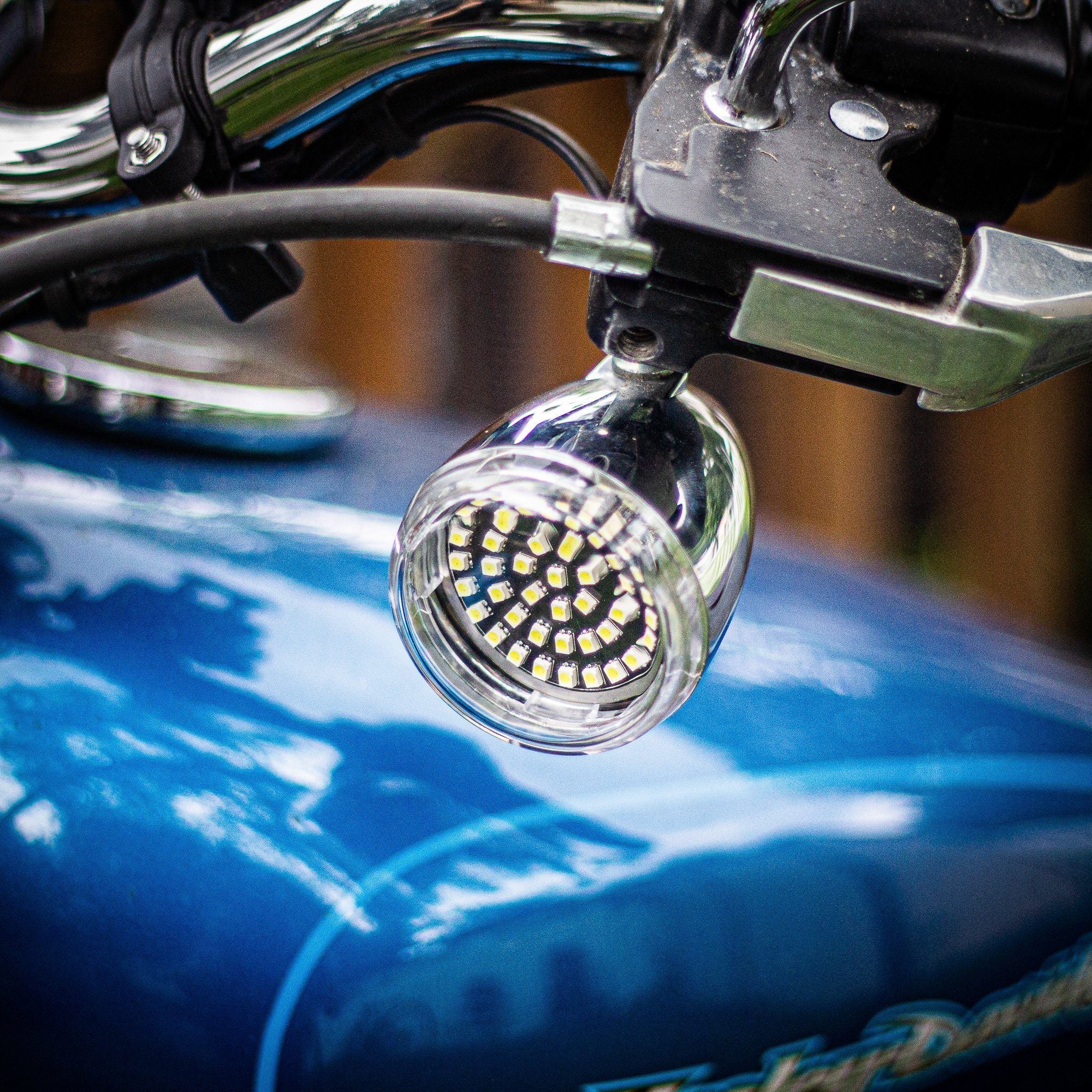 Eagle Lights Midnight Edition Front and Rear LED Turn Signals Kit for Harley-Davidson® Motorcycles - 1157 Front / 1156 Red Rear - Image 16