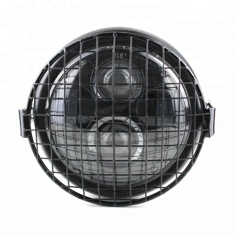 Eagle Lights LED Headlight Billet Grill for 5 3/4" Side Bolt Mounted Buckets