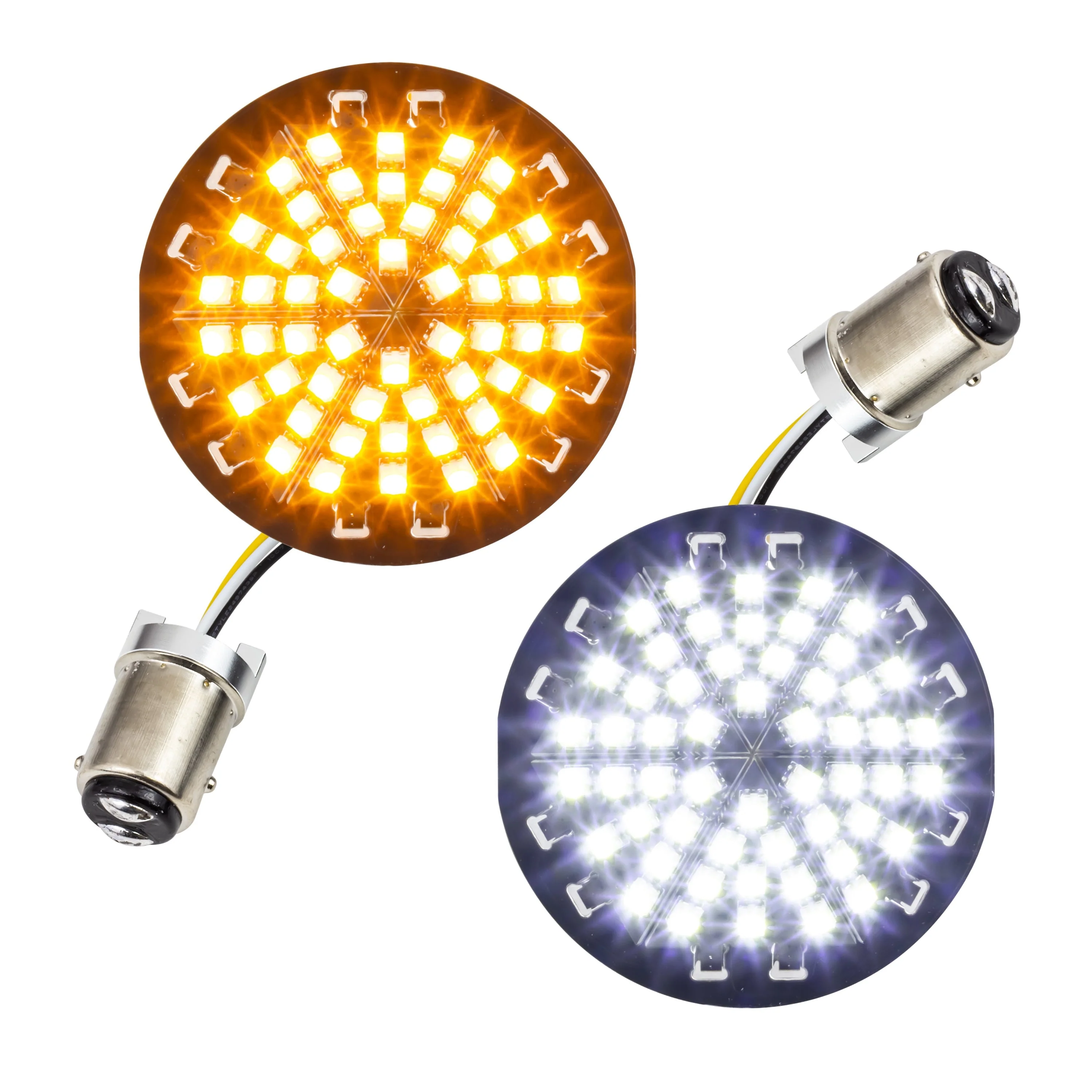 Eagle Lights Midnight Edition Generation III Front and Rear LED Turn Signals Kit for Harley-Davidson® Motorcycles - 1157 Front / 1156 Red Rear - Image 11