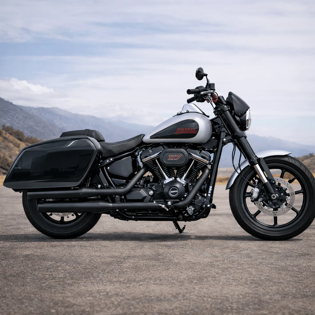 Eagle Lights Midnight Edition Saddlebags for 2022 - 2025 Low Rider S - Easy Bolt On Installation - Image 4