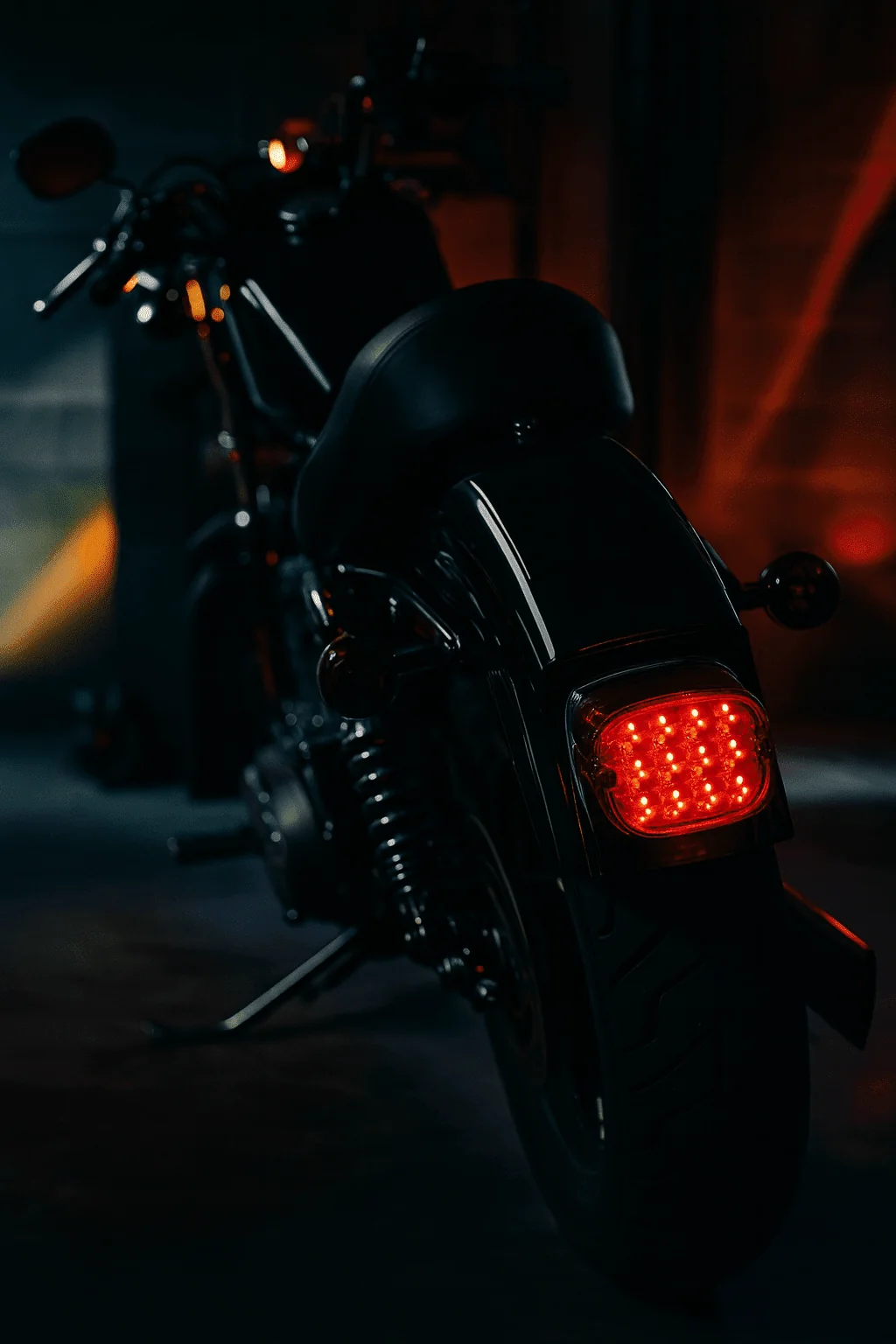 Eagle Lights Rear Layback LED Taillamp with Built in Turn Signals for Harley-Davidson® Motorcycles - Image 3