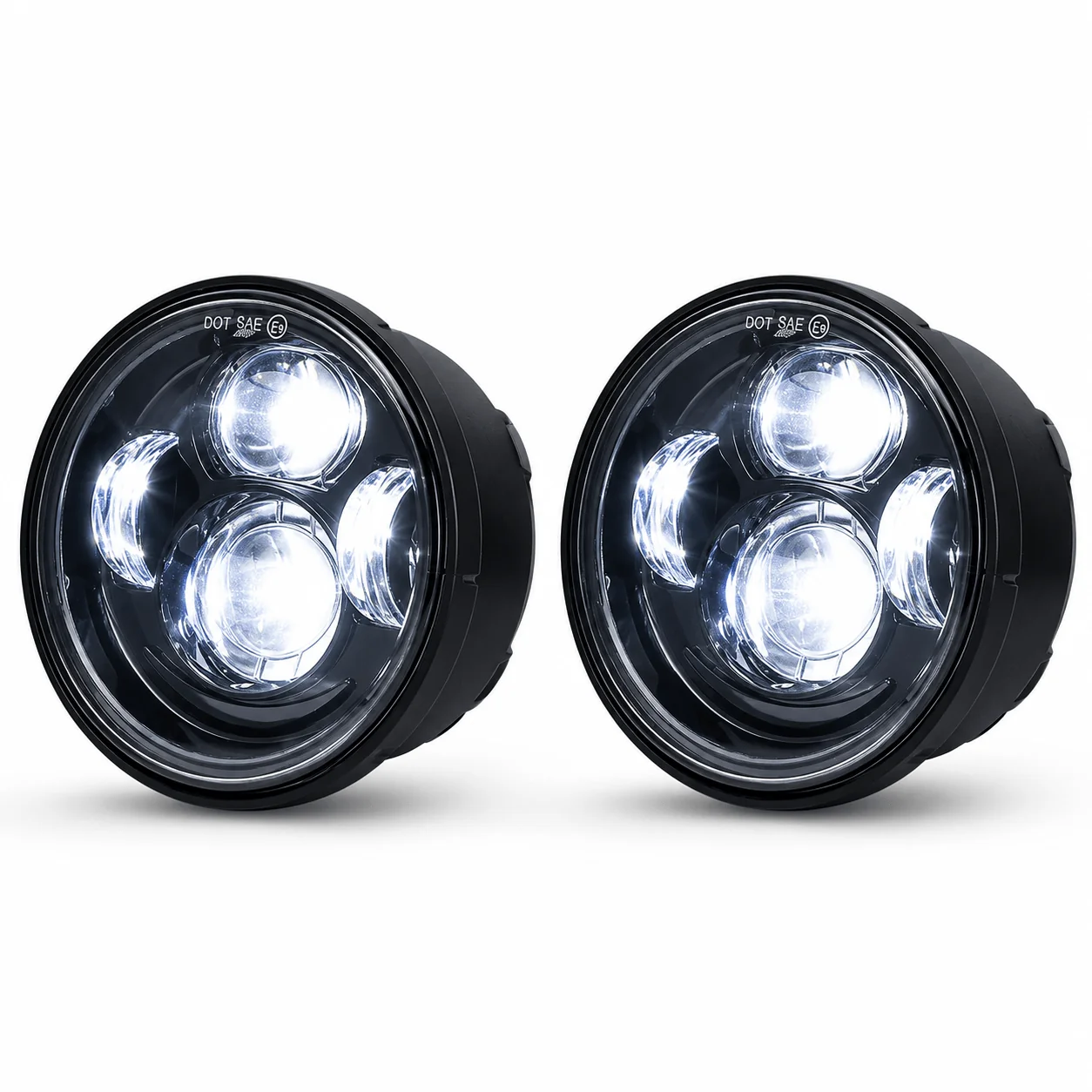 Eagle Lights Dual LED Headlight Kit for 2008 - 2017 Harley-Davidson® Fat Bob Models - Image 9