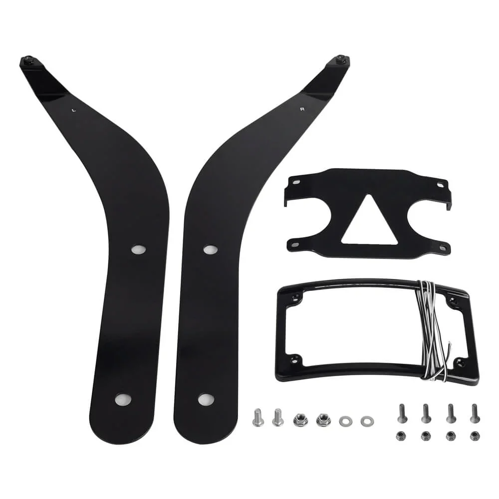 Eagle Lights Curved Laydown License Plate Mount Relocation Bracket for Harley-Davidson® Low Rider S / ST / El Diablo - Image 3