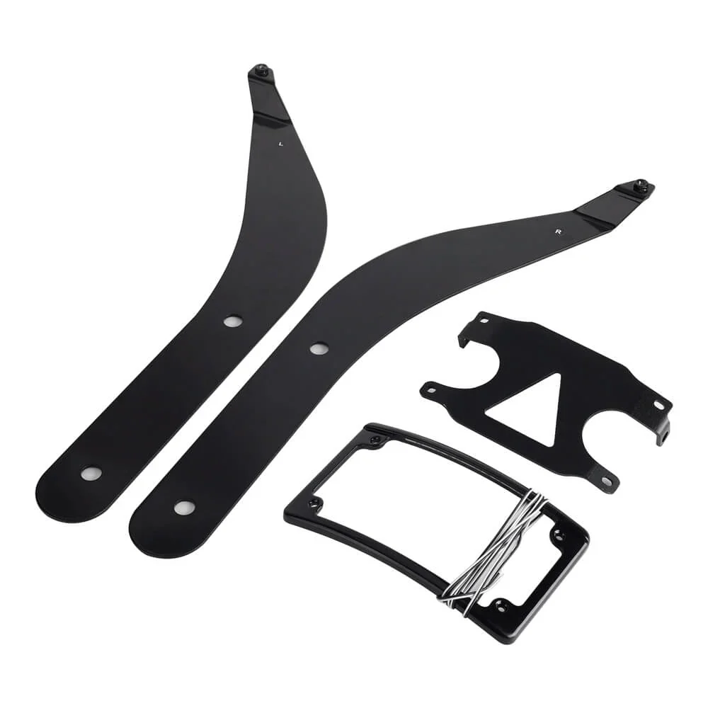 Eagle Lights Curved Laydown License Plate Mount Relocation Bracket for Harley-Davidson® Low Rider S / ST / El Diablo - Image 5