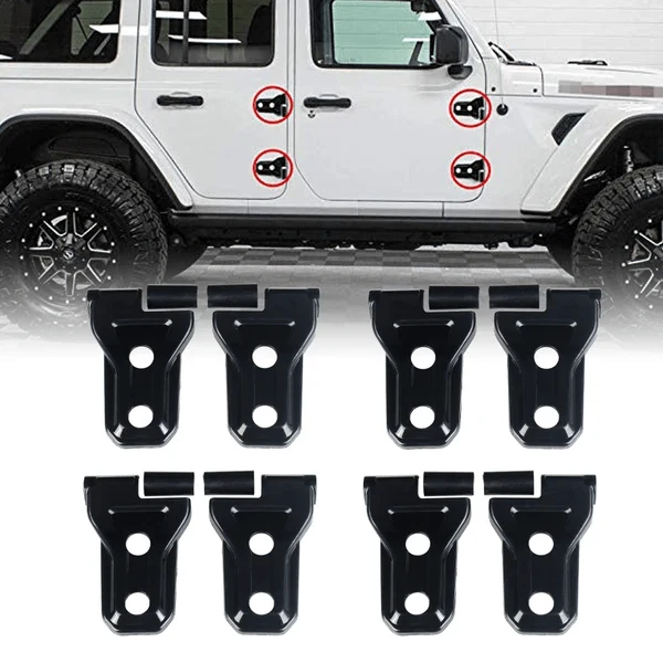 Hinge Cover Set for 2018 - Current Jeep Wrangler JL Models (8 Pieces) - Image 4