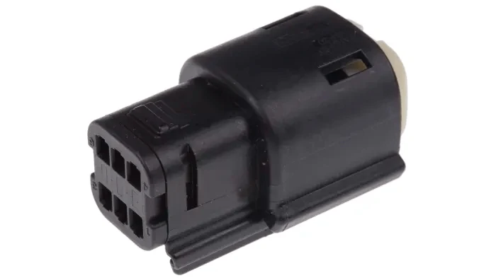 Molex MX150 BLACK 6 Pin Wire Sealed Female Connector with Pins for Harley and Jeep - Image 3